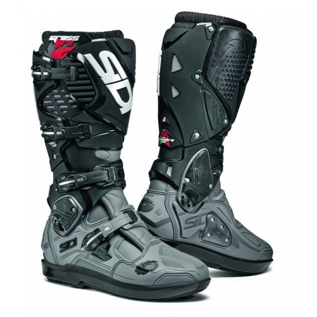 BOTTES SIDI CROSSFIRE 3 SRS GRIS/NOIR