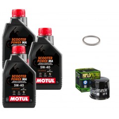 Pack vidange METROPOLIS - Motul Scooter Power