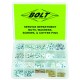 Coffret écrous, rondelles, vis, goupilles BOLT 422 pièces