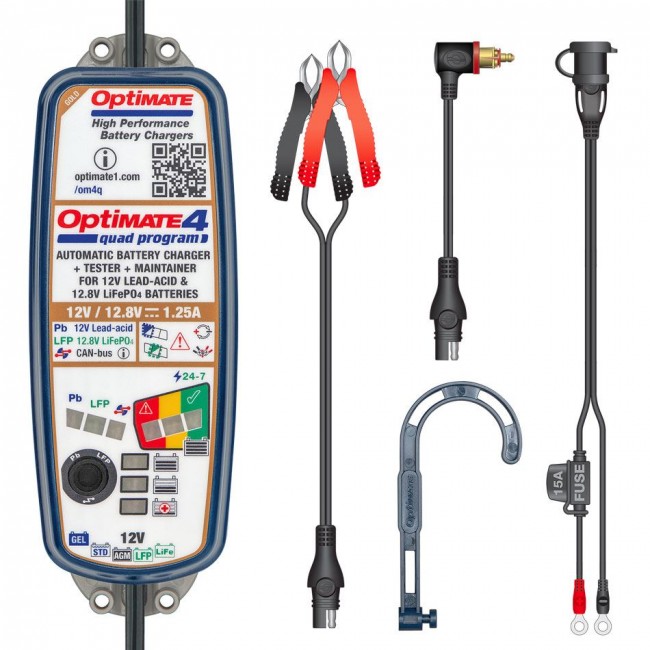 Optimate 4 Quad Program - Chargeur de batterie