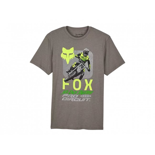 T-shirt Fox x Pro Circuit Premium Gris