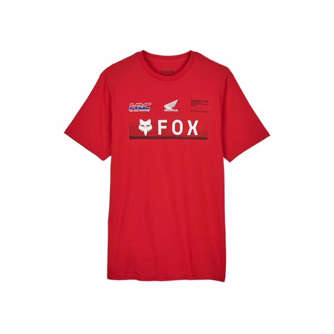 T-shirt Fox x Honda Premium Rouge