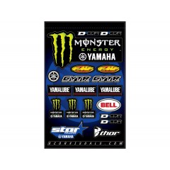 Feuille d'autocollants Yamaha Monster