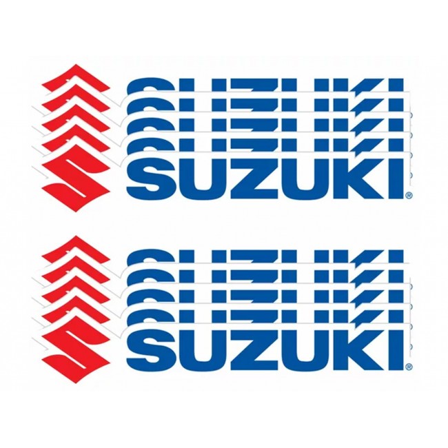 Autocollants Suzuki Lot de 10