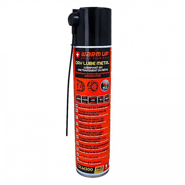 Lubrifiant à sec chaîne WARM UP - Spray 300ml