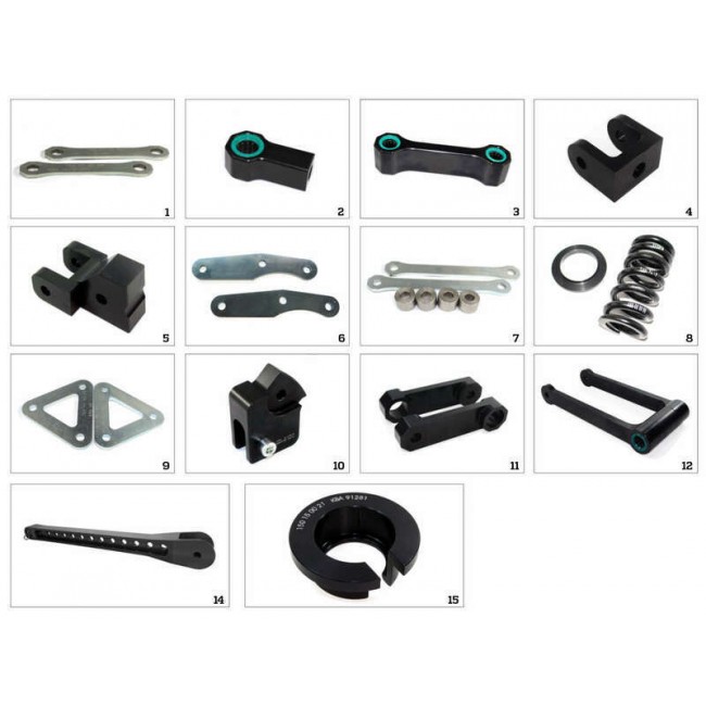 Kit de rabaissement : Kawasaki Ninja 400 / 500