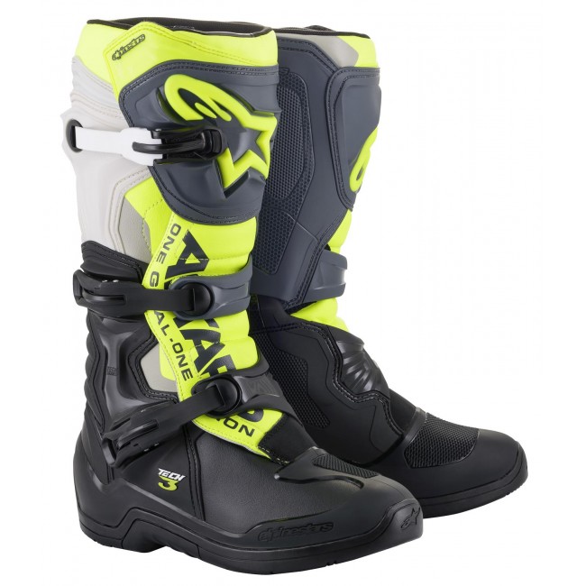 Bottes Alpinestars TECH 5 BLK GREY YEL FL