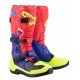 Bottes Alpinestars TECH 3 BRIGHT RED DARK BLUE YELLOW