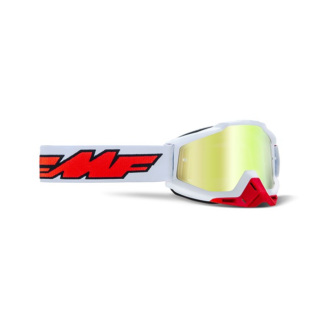 Masque FMF PowerBomb Rocket White - Ecran True Gold