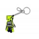 PORTE CLEFS VR46 ROSSI 3D GANT SOLEIL ET LUNE