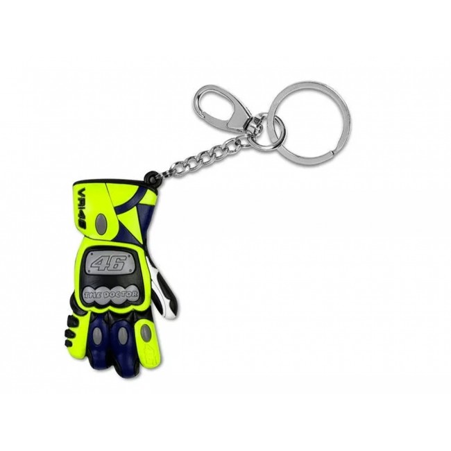 PORTE CLEFS VR46 ROSSI 3D GANT SOLEIL ET LUNE