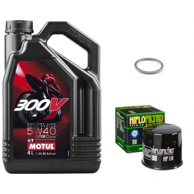 Pack Vidange Aprilia Tuono V4 1100 - Motul 300V