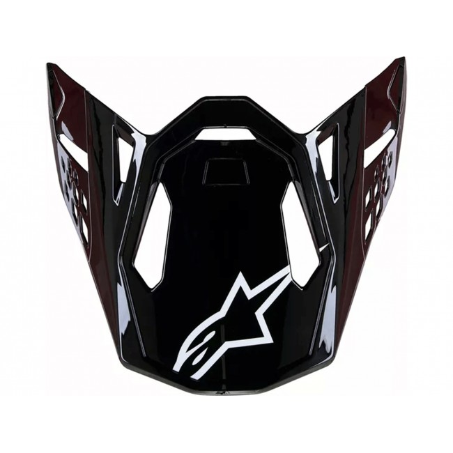 Visière pour casque Supertech M10 Alpinestars Noir brillant