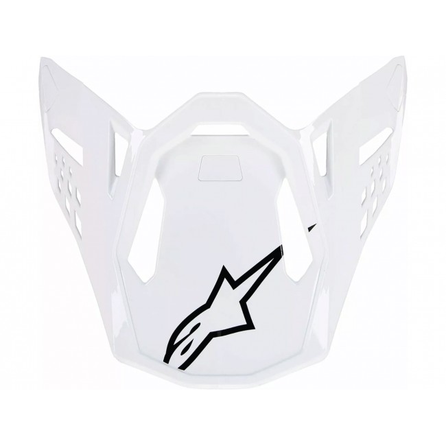 Visière pour casque Supertech M10 Alpinestars blanc brillant