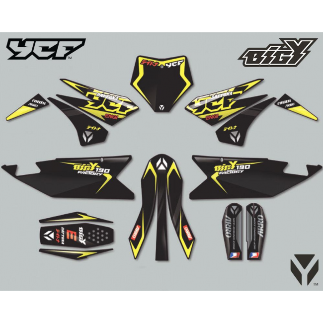 KIT DECO COMPLET BIGY FACTORY DAYTONA XL FD190 MX 2024