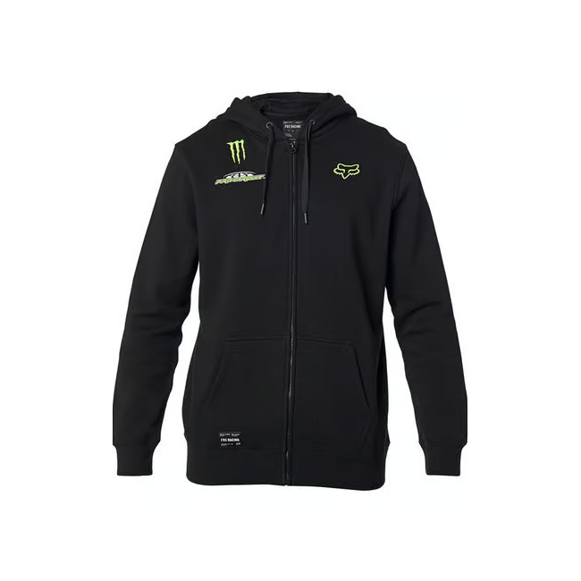 Veste polaire fox pro circuit noir et vert