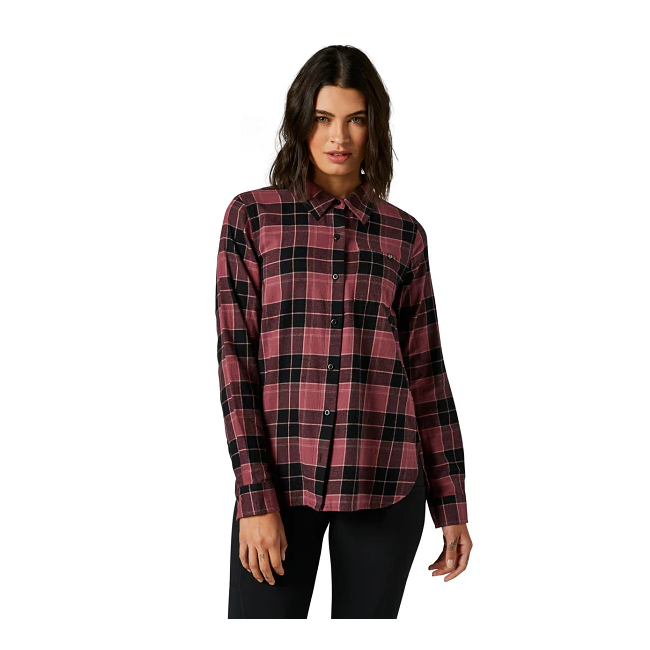 Chemise Pines Flanelle Fox rose