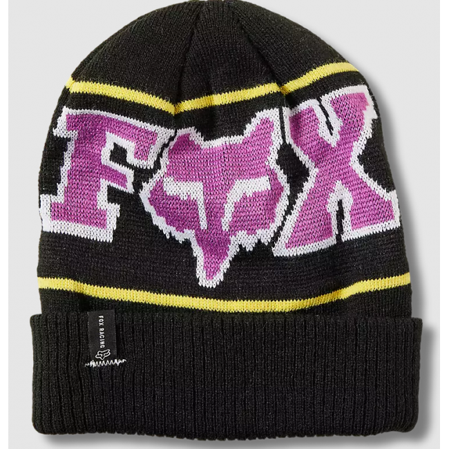 Bonnet Burm fox noir