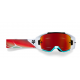 Masque cross Fox 2023 Vue Syz Spark - Rouge Blanc