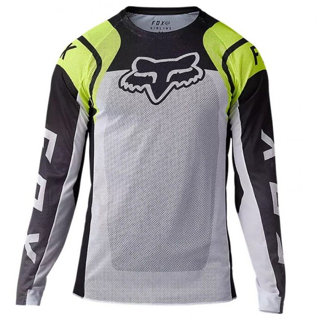 Maillot Fox Airline Sensory Gris