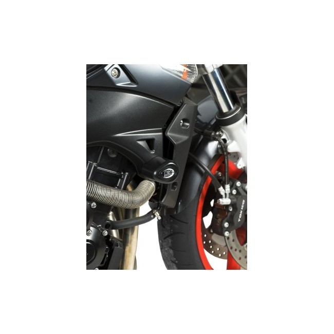 Tampons de protection R&G RACING Aero noir Suzuki GSR600/