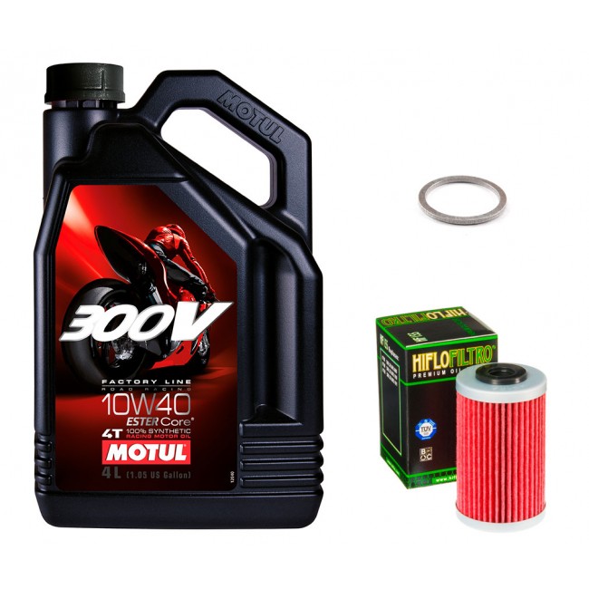 Pack Vidange KTM Duke 125 - Motul 300V