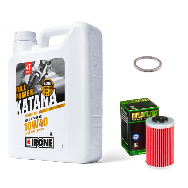 Pack Vidange KTM Duke 200 - Ipone Katana