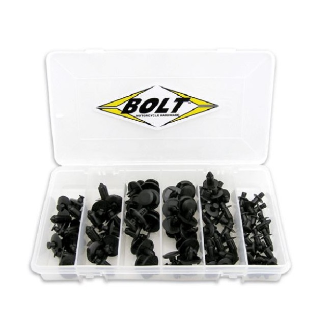 Coffret assortiment rivet plastique BOLT M6/M7/M8